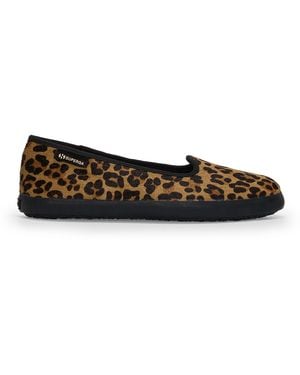 Superga 2441 Ballerina Calfhair - Negro
