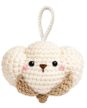 Superga Crochet Cotton Keychain Pin Hombre, Mujer Blanco Talla Única - Neutro