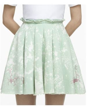 Swarovski Liberal Youth Ministry, Bleached Fleece Skirt - Green