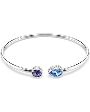 Swarovski Chroma armreif, verschiedene schliffe - Blau