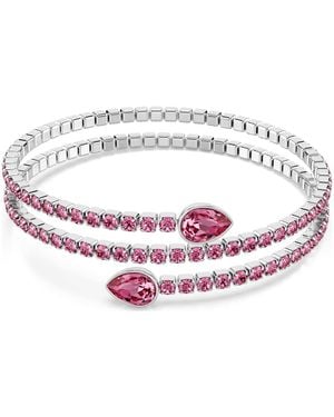 Swarovski Twisty armreif, verschiedene schliffe - Pink