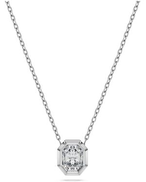 Swarovski Octagon Pendant, Lab-Grown Diamonds 0.5 Ct Tw, Octagon Shape, 14K - Metallic