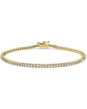 Swarovski Bracelet tennis eternity, diamants de synthèse 1,5 ct tw, forme ronde - Métallisé