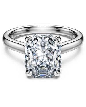 Swarovski Eternity solitärring, im labor gezüchteter diamanten 3 ct tw, oktagon-schliff, 18k - Blau
