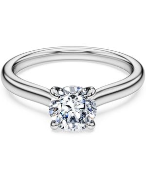 Swarovski Anillo solitario eternity, diamantes creados en laboratorio (peso total de 1 quilates), forma octagonal, oro - Metálico