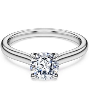 Swarovski Eternity Solitaire Ring, Lab-Grown Diamonds 1.0 Ct Tw, Octagon Shape, 14K - Metallic