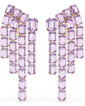 Swarovski Millenia Clip Earrings - Pink