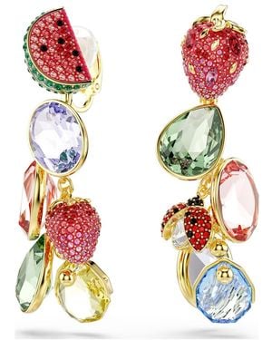 Swarovski Idyllia Clip Earrings - Green