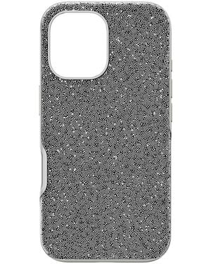 Swarovski Étui pour smartphone high, iphone® 16, ton argenté - Gris