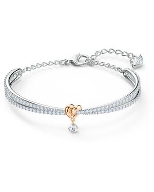 Swarovski Lifelong Heart Bangle - Metallic