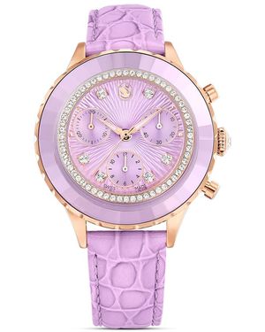 Swarovski Octea Chrono Watch - Purple
