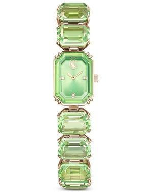 Swarovski Reloj, pulsera de talla octogonal - Verde