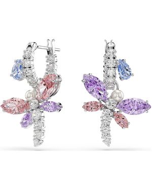 Swarovski Ariana Grande X Drop Earrings - Blue