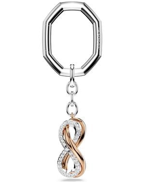 Swarovski Hyperbola Key Ring, Infinity, Mixed Metal Finish - Metallic