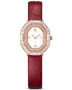 Swarovski Orologio Matrix Octagon, Cinturino - Rosso