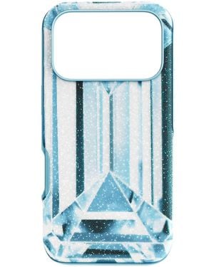 Swarovski High Smartphone Case, Crystal Effect, Iphone 17 Pro - Blue