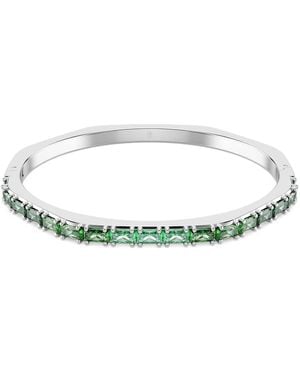 Swarovski Matrix Bangle - Green