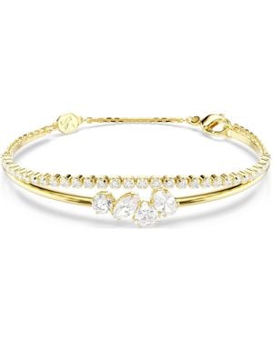 Swarovski Braccialetto Mesmera, Taglio Misto, Finitura Oro 18K - Metallizzato