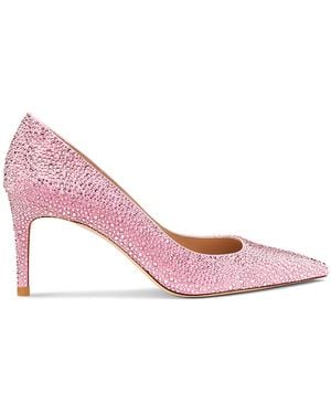 Swarovski Stuart Weitzman Stuart Power Shine Pump - Pink