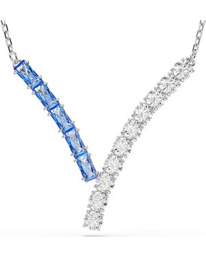 Swarovski Matrix Pendant - Blue