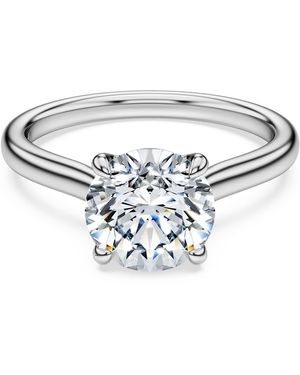 Swarovski Eternity solitärring, im labor gezüchteter diamanten 2 ct tw, rundschliff, 18k - Mettallic