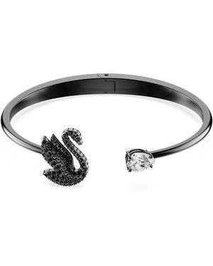 Swarovski Bracciale rigido swan, cigno - Nero