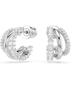 Swarovski Hyperbola Hoop Earrings - Metallic
