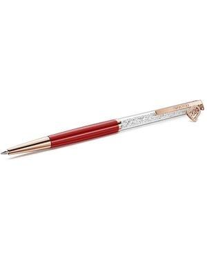 Swarovski Crystalline Ballpoint Pen, Bell, Lacquered, Rose-Tone Plated