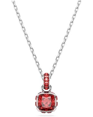 Swarovski Birthstone Pendant - Metallic