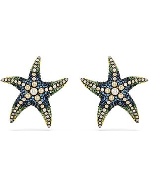 Swarovski Idyllia Stud Earrings - Blue