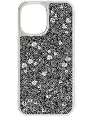 Swarovski Funda para smartphone high, diseño distribuido, iphone® 16 - Metálico