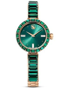 Swarovski Matrix Bangle Watch - Green