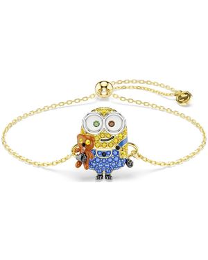 Swarovski Pulsera minions bob, pavé - Metálico