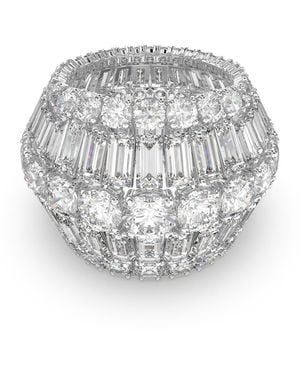 Swarovski Hyperbola Cocktail Ring, Size 58 - Metallic