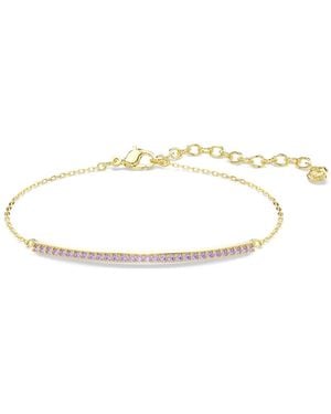 Swarovski Only Bracelet, Round Cut, 18K Finish - Metallic