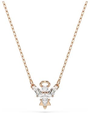 Swarovski Magic Necklace, Angel, 18K Rose Finish - Metallic