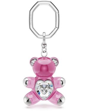 Swarovski Llavero teddy, oso - Rosa