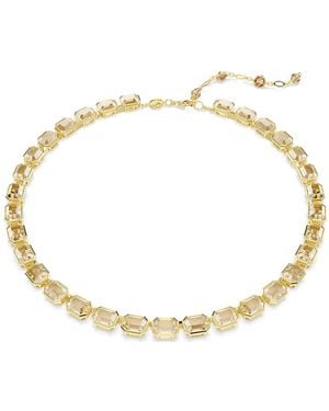 Swarovski Millenia Dancing Crystal Pendant Necklace - Metallic