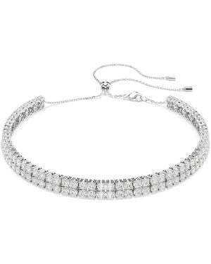Swarovski Matrix Choker - Metallic