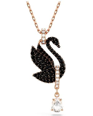 Swarovski Pendente swan, cigno - Nero