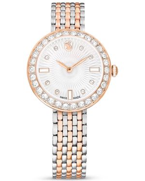 Swarovski Orologio certa, fabbricato in svizzera, bracciale di metallo, tono oro rosa, mix di finiture - Metallizzato