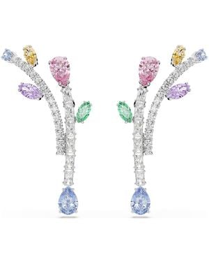 Swarovski Ariana Grande X Drop Earrings - Blue