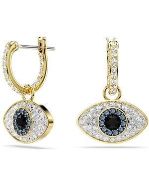 Swarovski Orecchini pendenti symbolica, evil eye - Blu