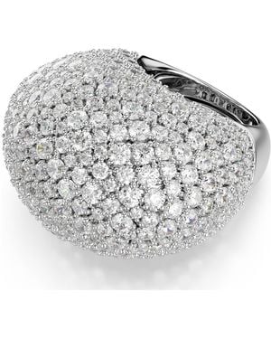 Swarovski Sublima cocktailring, groß - Mettallic