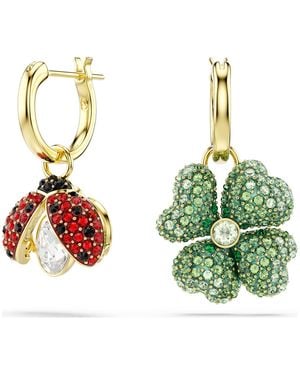 Swarovski Idyllia Drop Earrings - Green