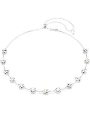 Swarovski Chroma halskette, verschiedene schliffe, stern - Mettallic