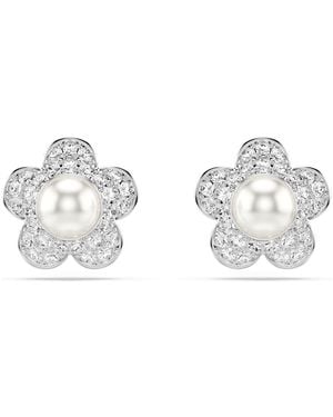 Swarovski Ariana Grande X Stud Earrings - Metallic