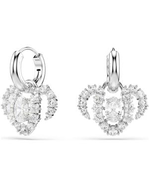 Swarovski Chinese Zodiac Drop Earrings, Mixed Cuts, Rhodium Plated - Metallic