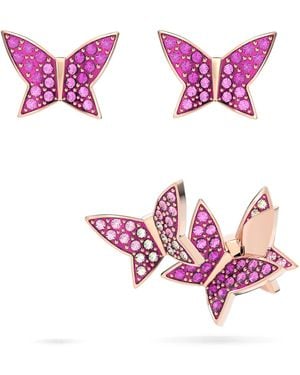 Swarovski Orecchini a lobo lilia - Viola