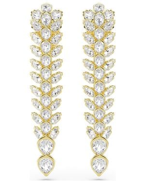 Swarovski Idyllia drop-ohrhänger, verschiedene schliffe, lang - Mettallic